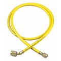 Yellow Jacket Charging/Vacuum Hose, 12" L, Brass Fitting 22012