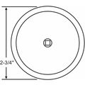 Zoro Select Back Plate, For Cabinet Knobs, 5/16" H 900-10221C