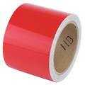Zoro Select Reflective Marking Tape, Solid, Red, 3" W RF3RD