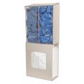 Bowman Dispensers Apparel Dispenser, 3 Compartments, Beige PS026-0212