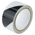 Zoro Select Marking Tape, Striped, Black/White, 2" W RS2BW