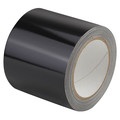 Zoro Select Reflective Marking Tape, Solid, Black, 4" W 20LP54