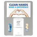 Purell MESSENGER Floor Stand Hygiene Bracket Accessory Attachment 7399-HB-SLV