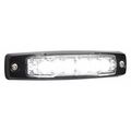 Federal Signal Warning Light, LED, White, PC, 0.7A MPSC-W