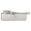Dormakaba Manual Hydraulic Stanley QDC 100 Door Closer Extra Heavy Duty Interior and Exterior, Silver QDC120R689