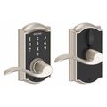 Schlage Residential Electronic Lock, Lever, Satin Nickel FE695 CAM619ACC