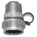 Sani-Lav Hose Adapter, Stainless Steel, 3/4 in. Male GHT Outlet N17S