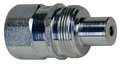 Enerpac Hydraulic Quick Connect Hose Coupling, Steel Body, Sleeve Lock, 3/8"-18 Thread Size, AH Series AH604