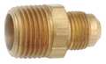 Zoro Select Male Connector, Low Lead Brass, 1000 psi 704048-0202