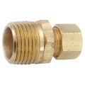 Zoro Select 3/8" Compression x MNPT Low Lead Brass Connector 700068-0606