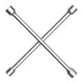 Ken-Tool Lug Wrench, 14in.L, Chrome, 4 Way 35635