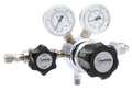 Harris Specialty Gas Regulator, Single Stage, CGA-580, 0 to 50 psi, Use With: Argon, Helium, Nitrogen KH1044