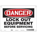 Condor Safety Sign, 7 in Height, 10 in Width, Polyethylene, Vertical Rectangle, English, 469L83 469L83