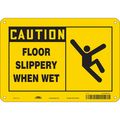 Condor Safety Sign, 7 in Height, 10 in Width, Aluminum, Vertical Rectangle, English, 469N46 469N46