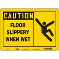 Condor Safety Sign, 10 in Height, 14 in Width, Aluminum, Horizontal Rectangle, English, 469N47 469N47