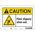 Condor Safety Sign, 7 in Height, 10 in Width, Polyethylene, Vertical Rectangle, English, 469N63 469N63