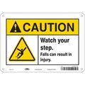 Condor Safety Sign, 7 in Height, 10 in Width, Aluminum, Vertical Rectangle, English, 469P34 469P34