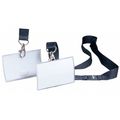 Durable Office Products Badge Holder with Lanyard, Clear, PK10 821719