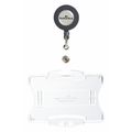 Durable Office Products ID Badge Holder, 2-3/4" L, Open Style, PK10 801119