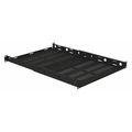 Video Mount Products 1U Vented Adjustable Four Post Rack Shelf ERS1U4P