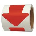 Incom Marking Tape, Solid, Red, 4" W VA400R