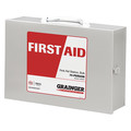 Zoro Select First Aid Kit, Metal, 75 Person 59330
