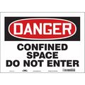 Condor Safety Sign, 10 in Height, 14 in Width, Vinyl, Horizontal Rectangle, English, 465J89 465J89