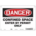 Condor Safety Sign, 7 in Height, 10 in Width, Aluminum, Vertical Rectangle, English, 465K32 465K32