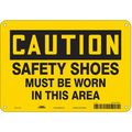 Condor Safety Sign, 7 in Height, 10 in Width, Polyethylene, Vertical Rectangle, English, 465U89 465U89