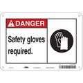 Condor Safety Sign, 7 in Height, 10 in Width, Polyethylene, Vertical Rectangle, English, 465V83 465V83