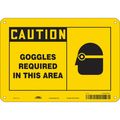 Condor Safety Sign, 7 in Height, 10 in Width, Polyethylene, Vertical Rectangle, English, 466X07 466X07