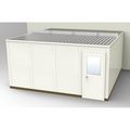 Porta-Fab 3-Wall Modular In-Plant Office, 8 ft 1 3/4 in H, 16 ft 4 1/2 in W, 16 ft 1 1/4 in D, Beige GS1616-3