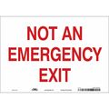 Condor Safety Sign, 7 in x 10 in, Vinyl 467U82