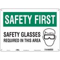 Condor Safety Sign, 10 in Height, 14 in Width, Polyethylene, Horizontal Rectangle, English, 467A79 467A79
