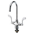 Zurn Wristblade Handle 1-7/8" Mount, 1 Hole Gooseneck Laboratory Faucet, Polished chrome Z826B4-XL