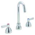 Zurn Manual, 8" Mount, Commercial 3 Hole Gooseneck Kitchen Faucet Z831A1-XL