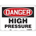 Condor Safety Sign, 10 in Height, 14 in Width, Aluminum, Horizontal Rectangle, English, 479D60 479D60