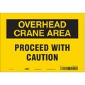 Condor Safety Sign, 7 in Height, 10 in Width, Vinyl, Vertical Rectangle, English, 479J16 479J16