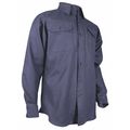 Tru-Spec Flame-Resistant Dress Shirt, Navy, L 1440