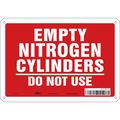 Condor Safety Sign, 7 in Height, 10 in Width, Aluminum, Vertical Rectangle, English, 471M79 471M79