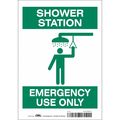 Condor Safety Sign, 10 in Height, 7 in Width, Vinyl, Horizontal Rectangle, English, 471A57 471A57