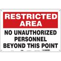 Condor Safety Sign, 14 in H, 20 in W, Aluminum, Horizontal Rectangle, English, 472W87 472W87