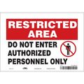 Condor Safety Sign, 7 in Height, 10 in Width, Vinyl, Vertical Rectangle, English, 472W40 472W40