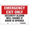 Condor Safety Sign, 7 in Height, 10 in Width, Aluminum, Vertical Rectangle, English, 473F27 473F27