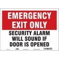 Condor Safety Sign, 10 in Height, 14 in Width, Vinyl, Horizontal Rectangle, English, 473F32 473F32