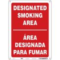 Condor Safety Sign, 14 in H, 10" W, Vertical Rectangle, English, Spanish, 474M06 474M06