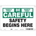 Condor Safety Sign, 7 in Height, 10 in Width, Aluminum, Vertical Rectangle, English, 475H53 475H53