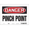 Condor Safety Sign, 7 in Height, 10 in Width, Vinyl, Vertical Rectangle, English, 475C92 475C92