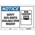 Condor Safety Sign, 10 in x 14 in, Aluminum 476H12