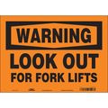 Condor Safety Sign, 10 in Height, 14 in Width, Vinyl, Horizontal Rectangle, English, 476R78 476R78